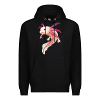 Black axolotl Premium Hoodie - Jasminsmagicworld