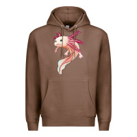Chestnut axolotl Premium Hoodie - Jasminsmagicworld