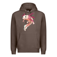 Coffee axolotl Premium Hoodie - Jasminsmagicworld