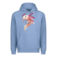 Colony Blue axolotl Premium Hoodie - Jasminsmagicworld