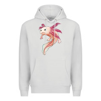 Dove Grey axolotl Premium Hoodie - Jasminsmagicworld