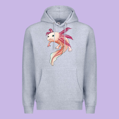 Axolotl Premium Hoodie Designed By Jasminsmagicworld