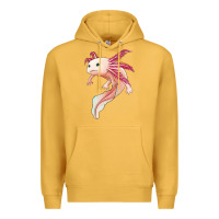Mustard axolotl Premium Hoodie - Jasminsmagicworld