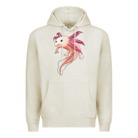 Oatmeal Heather axolotl Premium Hoodie - Jasminsmagicworld