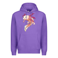 Purple axolotl Premium Hoodie - Jasminsmagicworld