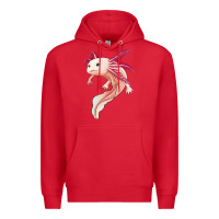 Red axolotl Premium Hoodie - Jasminsmagicworld