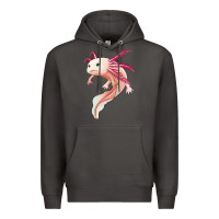 Smoke axolotl Premium Hoodie - Jasminsmagicworld