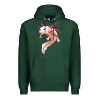 Sports Green axolotl Premium Hoodie - Jasminsmagicworld
