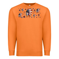 Carrot patriotic native American headdress 16oz libbey cup Premium Sweatshirt - HRA Design Shop