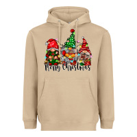 Mushroom merry christmas gnomes Heavyweight Hoodie - CowhideDigitalArt