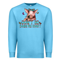 Ocean Blue don't go bacon my heart Premium Sweatshirt - CowhideDigitalArt