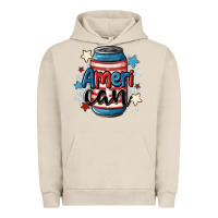 Pigment French Oak American can cooler Urban Hoodie - MaliasSmallBusiness
