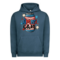 Pigment Midnight Navy American can cooler Urban Hoodie - MaliasSmallBusiness