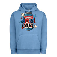 Pigment Pebble Blue American can cooler Urban Hoodie - MaliasSmallBusiness