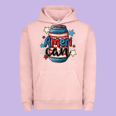 American Can Cooler Urban Hoodie Designed By Maliassmallbusiness