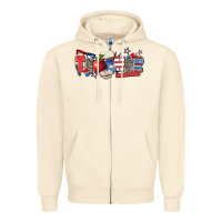 Sandshell American teacher Zipper Hoodie - Zillion Design Studio