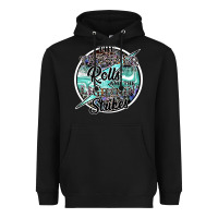 Black the thunder rolls and the lightnin strikes Heavyweight Hoodie - SublimationCraftShop