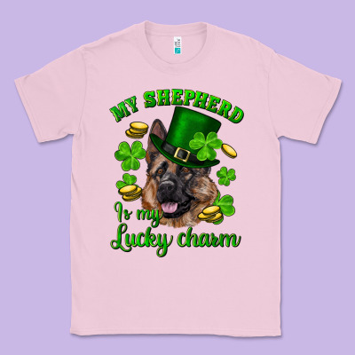 St.patrick's Day My Shepherd Is My Lucky Charm Classic Tee Designed By Ranaportraitstore