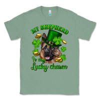 Sage st.patrick's day my shepherd is my lucky charm Classic Tee - RanaPortraitStore