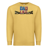 Antique Gold patriotic dad life 16oz libbey cup Premium Sweatshirt - HRA Design Shop