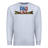 Heather Grey patriotic dad life 16oz libbey cup Premium Sweatshirt - HRA Design Shop