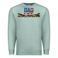 Seafoam patriotic dad life 16oz libbey cup Premium Sweatshirt - HRA Design Shop