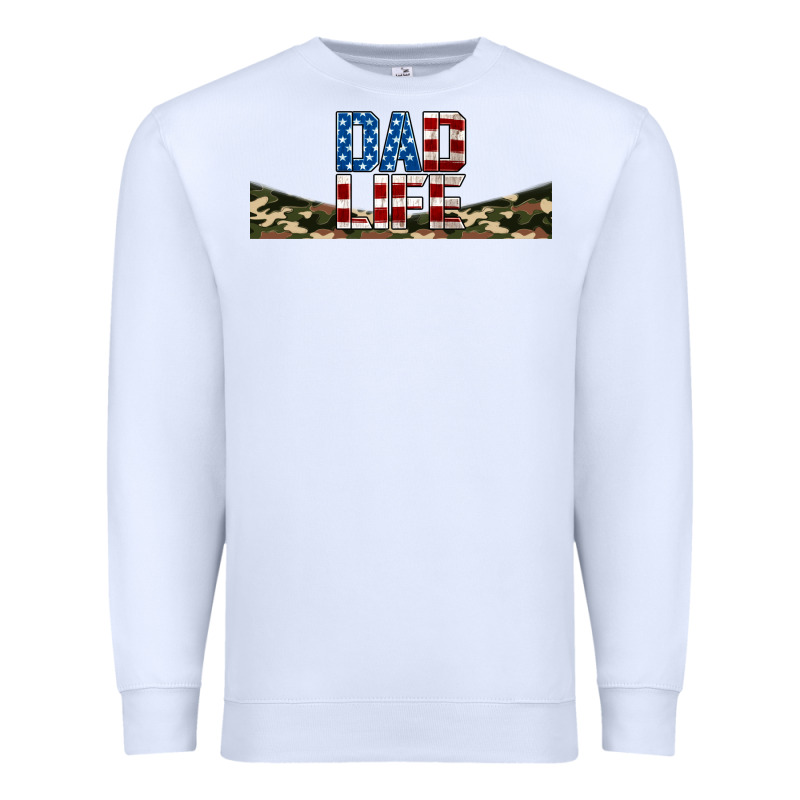 Patriotic Dad Life 16oz Libbey Cup Premium Sweatshirt by HRA Design Shop | Teevron