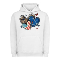 Pigment Lunar Rock american flag leopard hearts Urban Hoodie - MaliasSmallBusiness