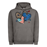 Pigment Tornado american flag leopard hearts Urban Hoodie - MaliasSmallBusiness