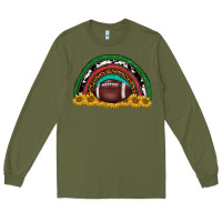 Army Green merry christmas sunflower rainbow Long Sleeve Tee - BarkalooDesign