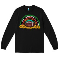 Black merry christmas sunflower rainbow Long Sleeve Tee - BarkalooDesign