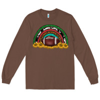 Chestnut merry christmas sunflower rainbow Long Sleeve Tee - BarkalooDesign