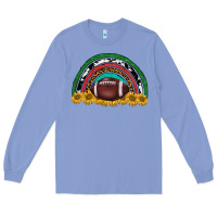 Colony Blue merry christmas sunflower rainbow Long Sleeve Tee - BarkalooDesign