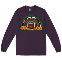 Plum merry christmas sunflower rainbow Long Sleeve Tee - BarkalooDesign