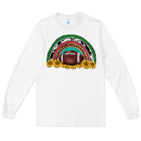 White merry christmas sunflower rainbow Long Sleeve Tee - BarkalooDesign