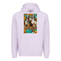 Lilac Western Ranch Life Mustang Horse Premium Hoodie - LillyAllenDesigns