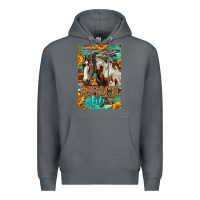 Rock Western Ranch Life Mustang Horse Premium Hoodie - LillyAllenDesigns