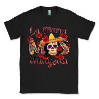 Black la mama mas chingona Classic Tee - Zillion Design Studio