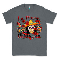 Charcoal Heather la mama mas chingona Classic Tee - Zillion Design Studio