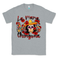 Heather Grey la mama mas chingona Classic Tee - Zillion Design Studio