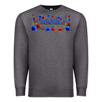 Charcoal Heather floral american mama 16oz libbey cup Premium Sweatshirt - HRA Design Shop
