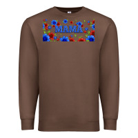 Chestnut floral american mama 16oz libbey cup Premium Sweatshirt - HRA Design Shop