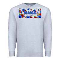 Heather Grey floral american mama 16oz libbey cup Premium Sweatshirt - HRA Design Shop