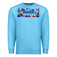 Ocean Blue floral american mama 16oz libbey cup Premium Sweatshirt - HRA Design Shop