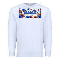 White floral american mama 16oz libbey cup Premium Sweatshirt - HRA Design Shop