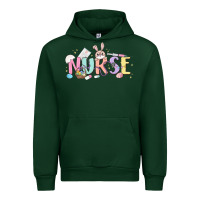 Forest Green easter nurse Urban Hoodie - MaliasSmallBusiness