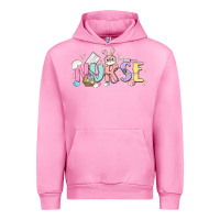 Fuchsia Pink easter nurse Urban Hoodie - MaliasSmallBusiness