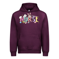 Mauve Wine easter nurse Urban Hoodie - MaliasSmallBusiness