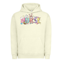 Pigment Pistachio easter nurse Urban Hoodie - MaliasSmallBusiness