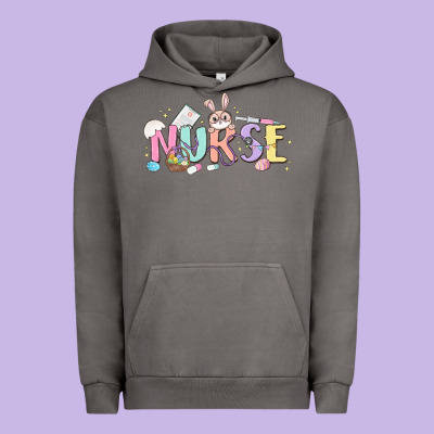 Easter Nurse Urban Hoodie Designed By Maliassmallbusiness